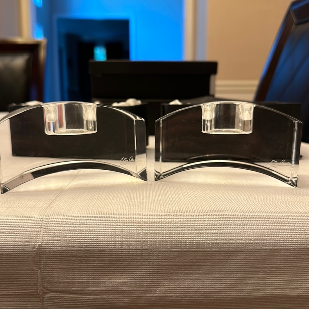 Oleg Cassini Crystal Votives
